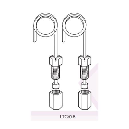 Fittings for LCTC external Quartz threads