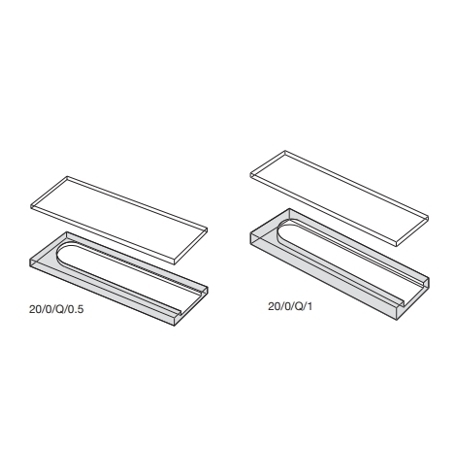 Type 20/O. Short path length. Demountable, open-ended