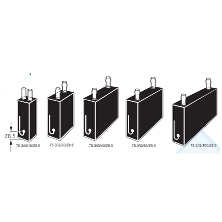 Type 75.3 Flow cells. Round aperture