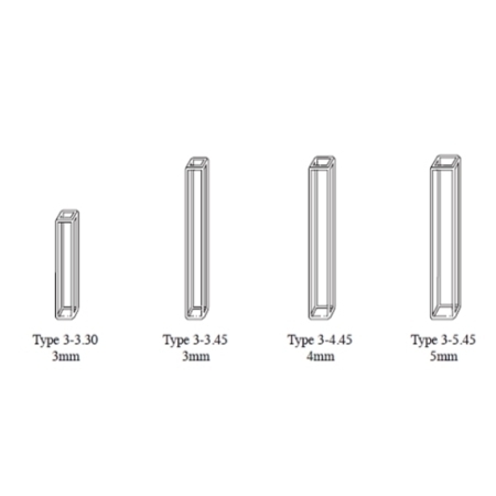 Type 3-. Fluorimeter. Micro. Type 23-. Fluorimeter. Micro, with stopper
